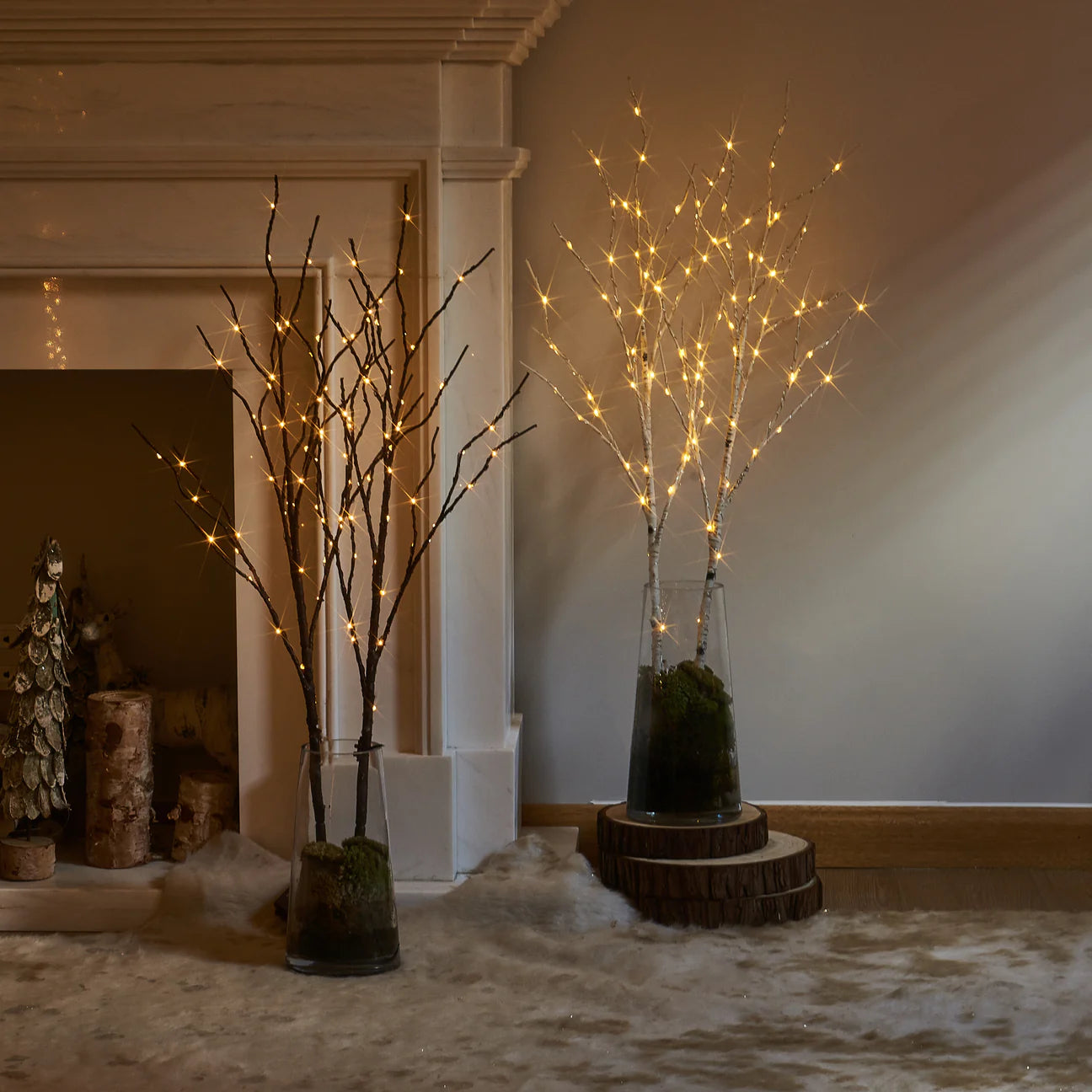 Lighted Christmas Branches