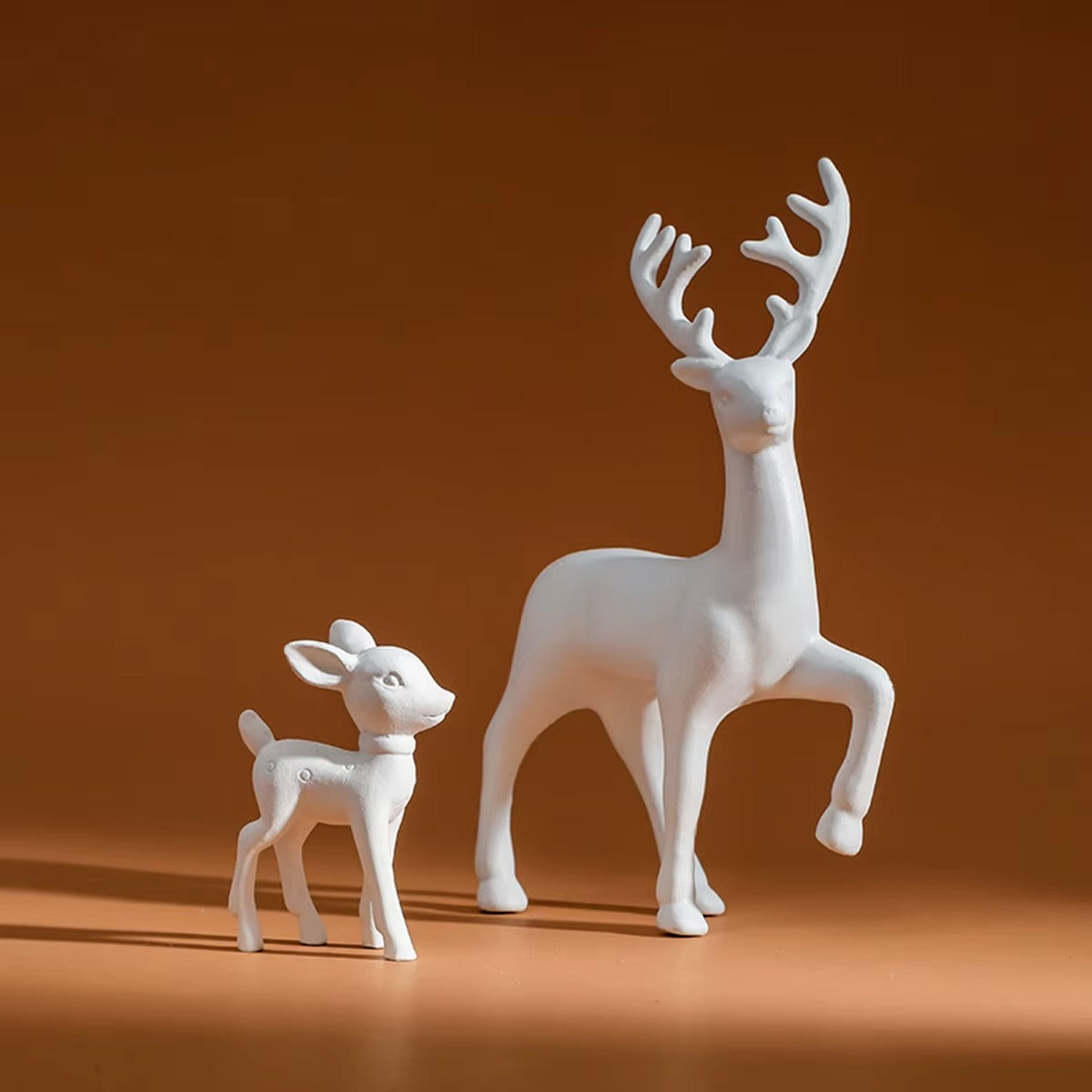 Mother and Fawn Figurine Set