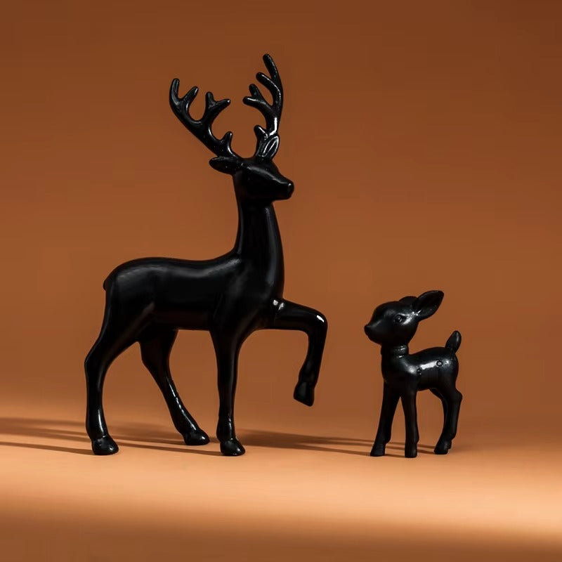 Mother and Fawn Figurine Set