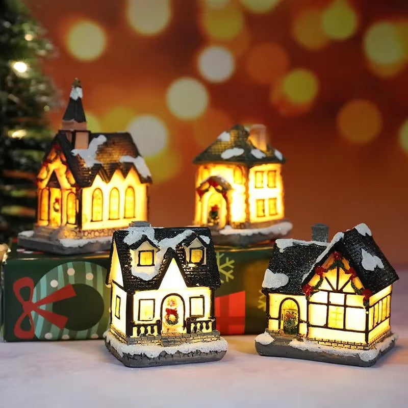 Mini House Village Decor
