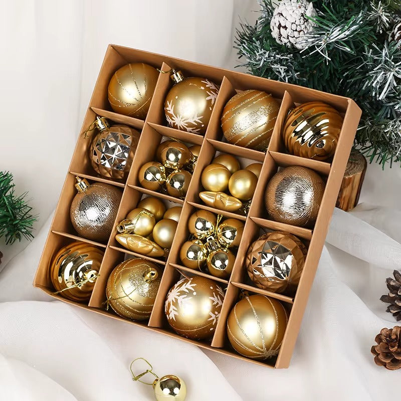 Christmas Ball Ornament Set With 36